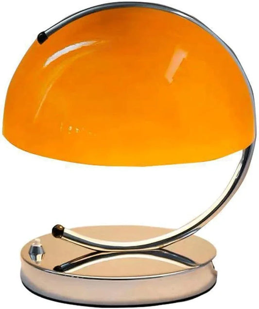 Audara-Chinese Vintage Bedroom Bedside Desk Light Classic Warm Hardware Glass Desk Lamp Living Room Sofa Side Office Table Lamp B&B Bar B&B Coffee Shop Restaurant Lighting Fixture
