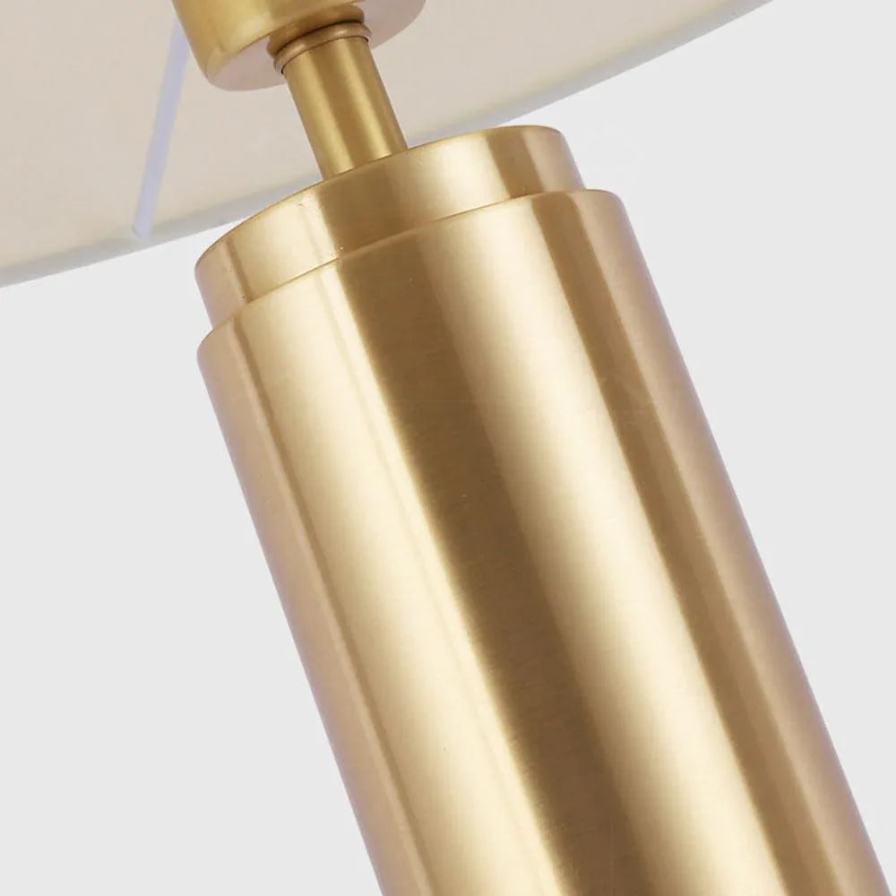 Audara-Luxury Study Office Restaurant Café Desk Light Sample Room Showcase Showroom Decoration Desk Lamp Hotel Villa Club Table Lamp High-end Classic Fabric Full Copper Lighting Fixture