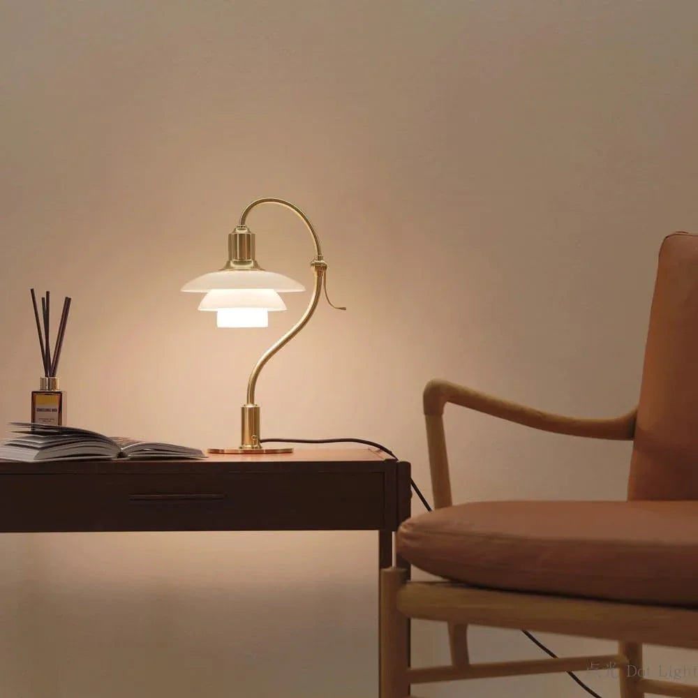 Audara-European Creative Bedroom Study Desk Light Luxury Classic Metal Glass Desk Lamp Living Room Sofa Bedside Table Lamp Cafe Villa B&B Hotel Front Desk Decoration Lighting Fixture