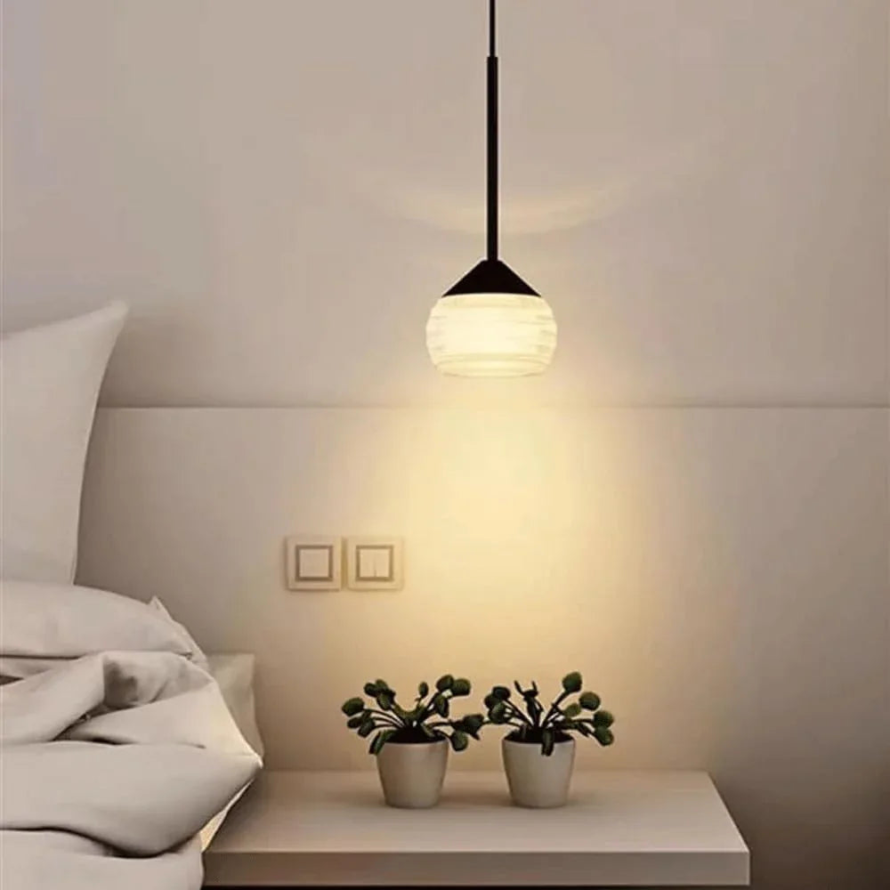 Audara-Crystal Pendant Light, 3.5in, European Modern Minimalist Style, Suitable for Installation in Various Spaces Such As Bedrooms, Hotels, Restaurant Entryways, Cafes, and Kitchen Islands.