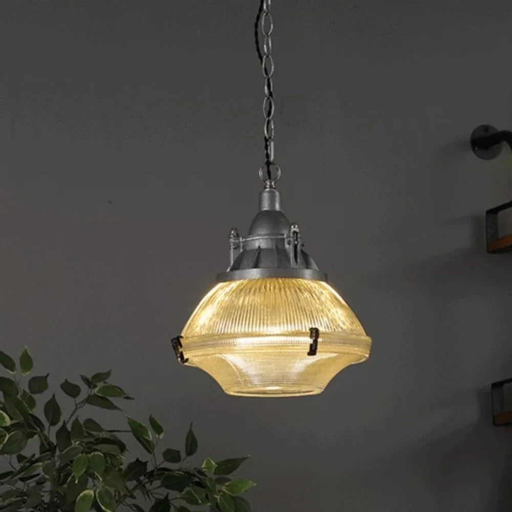 Audara-13-inch Industrial Style Crystal Pendant Light, Suitable for Decorative Pendant Lights in Tea Restaurants, Hallways, Balconies, Living Rooms, Hotel Entrances, and Cafes.