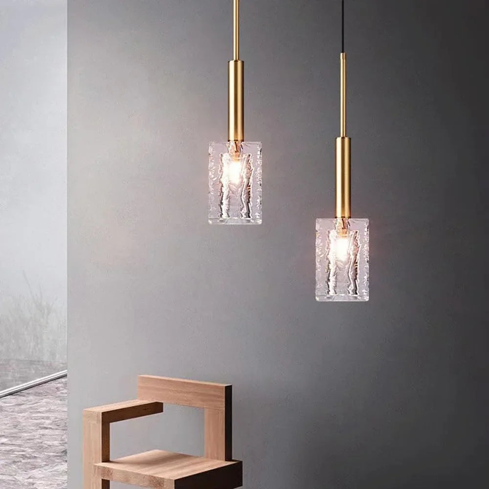Audara-3.5-inch Small Crystal Pendant Light, Minimalist Modern Style, Bohemian Decorative Chandelier, Suitable for Various Scenarios Such As Bedrooms, Hotels, Studies, Bedside Tables, and Entryways.