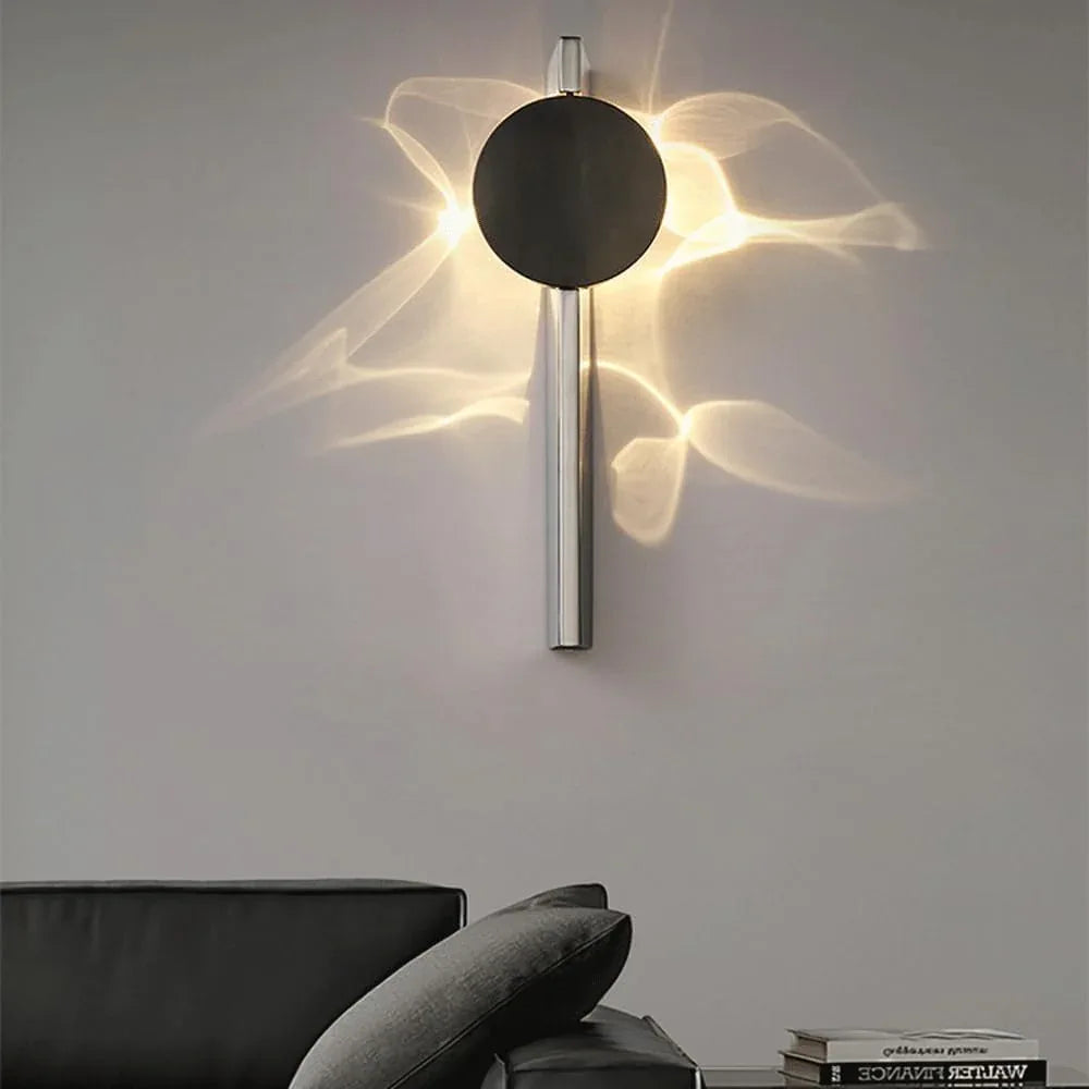 Audara-Designer Minimalist Rotatable Wall Lamp Creative Light Effect Ripple Wall Lights Living Room Bedside Ambience Sconces Entrance Hall Passageway Stairs Mounted Lighting Fixture