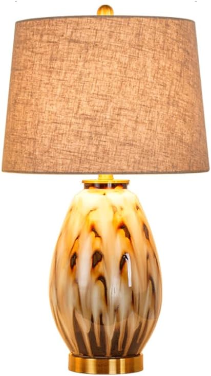 Audara-Modern American Living Room Study Desk Light High-end Luxury Ceramic Fabric Desk Lamp Bedroom Office Tea House Table Lamp Mall Hotel Decoration Restaurant Villa Lighting Fixture