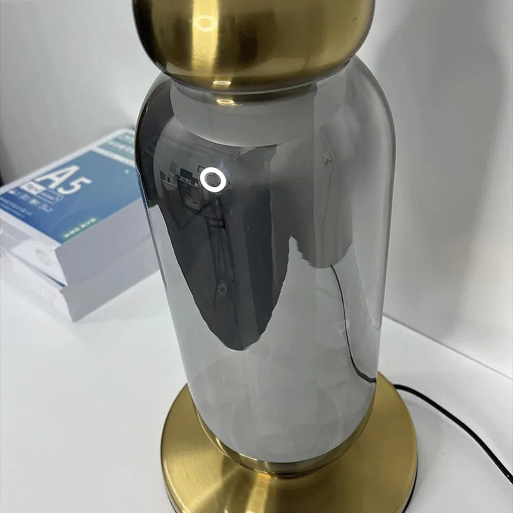 Audara-Modern Simple Bedroom Bedside Desk Light Luxury Living Room Office Study Room Desk Lamp Scandinavian Glass Table Lamp Cafe Hotel B&B Club Mall Farmhouse Restaurant Lighting Fixture