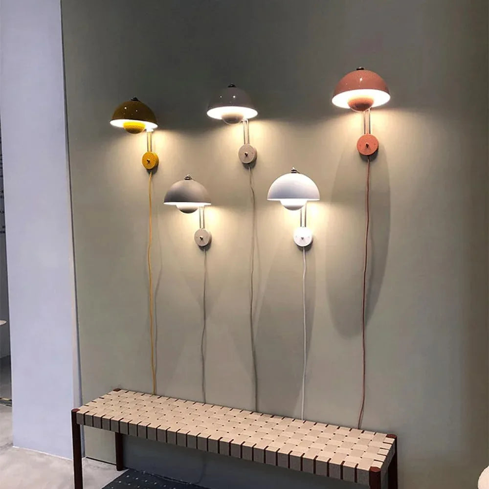 Audara-Scandinavian Simple Bedside Wall Lamp Creative Pod Decoration Wall Lights Living Room Aisle Staircase Sconces Japanese Mounted Lighting Fixture