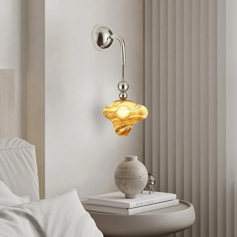 Audara-Superior Sense Bed Head Wall Lamp Simple Entryway Aisle Decorative Wall Lights Designer Starfish Glass Sconces Scandinavian Creative Art Mounted Lighting Fixture