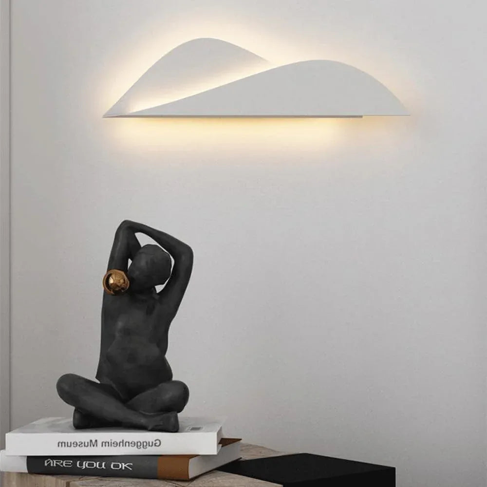 Audara-Cream Wind Bedside Wall Lamp Modern Minimalist LED Wall Lights Scandinavian Creative Clouds Sconces Living Room Background Wall Corridor Mounted Lighting Fixture
