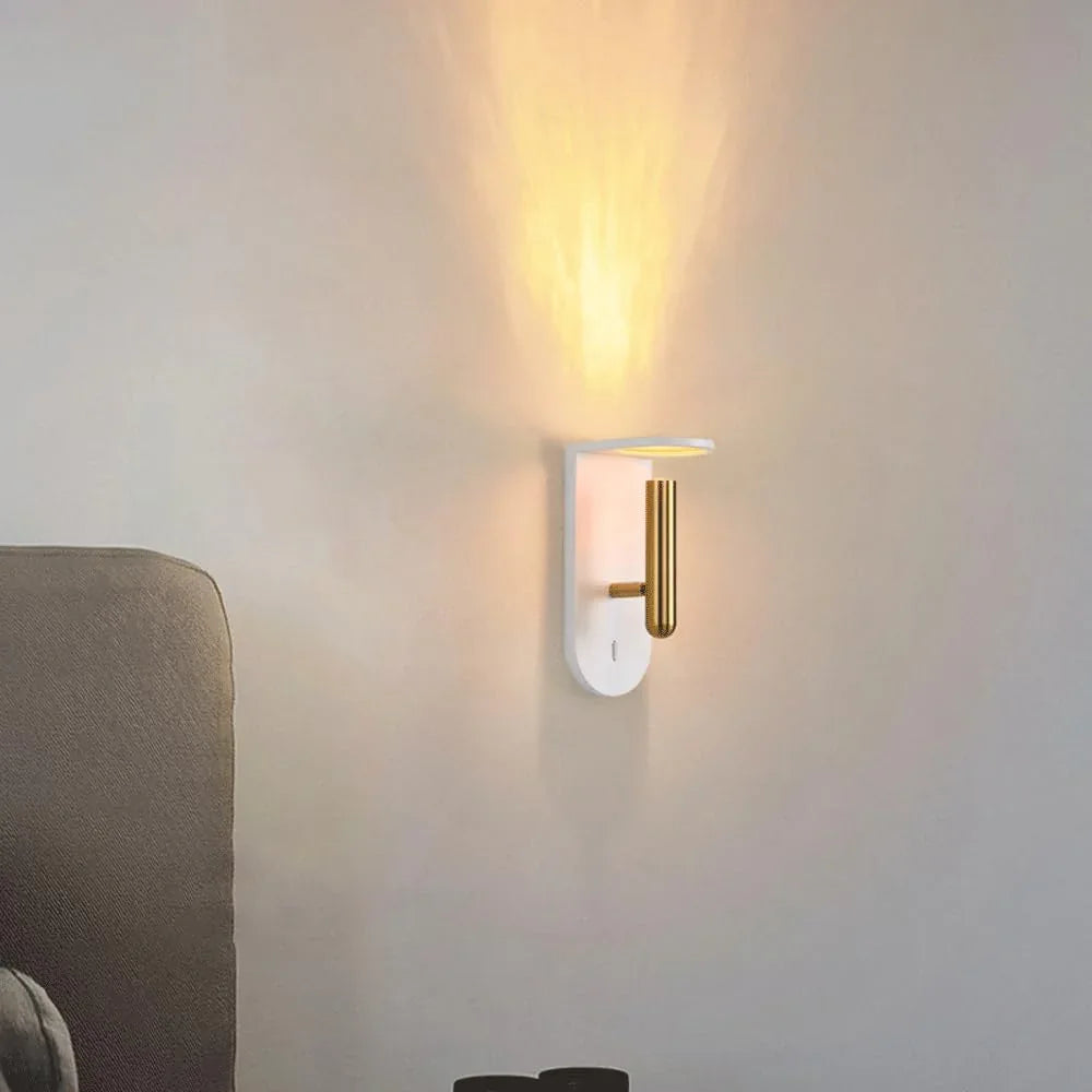Audara-New Hotel Bedside Wall Lamp Creative Bedroom Living Room Background Wall Lights Scandinavian Corridor Aisle Sconces Luxury Fashion LED Mounted Lighting Fixture