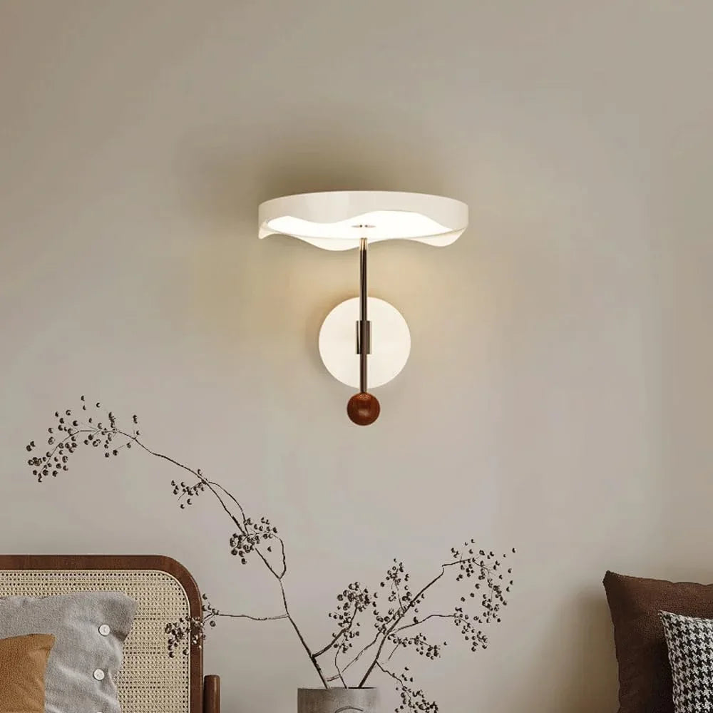Audara-Antique Flying Saucer Eye Protection Wall Lamp French Cream Style Art Wall Lights Living Room Hallway Entryway Sconces Bedroom Bedside Ambiance Mounted Lighting Fixture