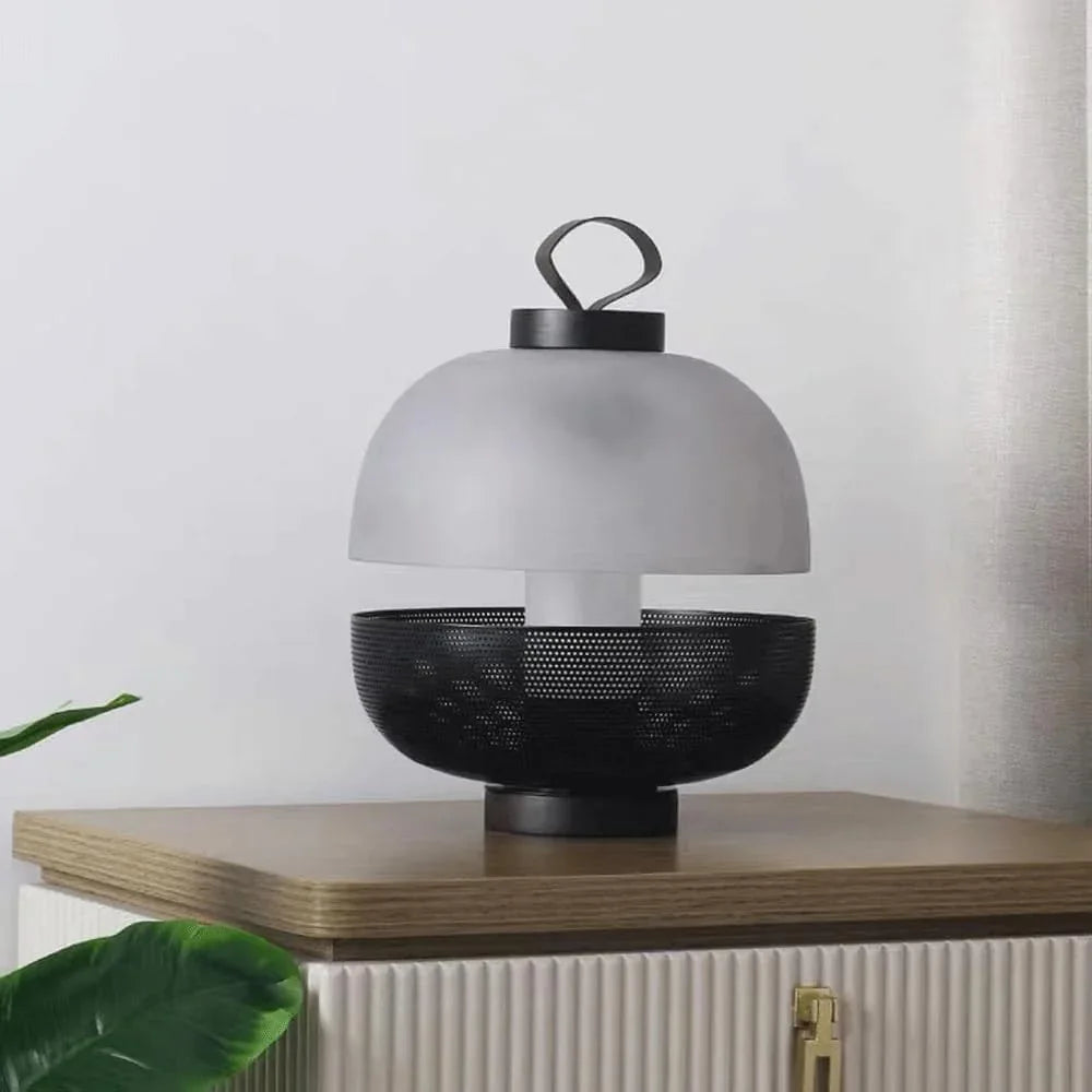 Audara-Postmodern Creative Bedroom Bedside Desk Light Simple Modern Glass Metal Desk Lamp Living Room Study Room Sofa Table Lamp Coffee Shop B&B Restaurant Showroom Lighting Fixture
