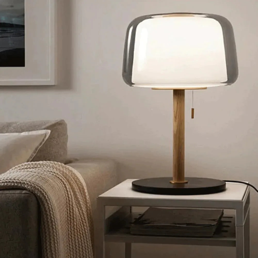 Audara-Modern Simple Bedroom Bed Desk Light Nordic Fashion Glass Marble Desk Lamp Living Room Next to Sofa Table Lamp Model Room Hotel Front Desk Guest House Decoration Lighting Fixture