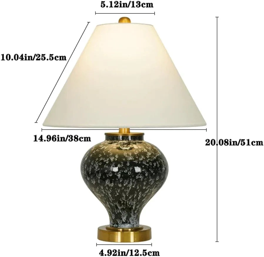 Audara-High-end Hotel Front Desk Showroom Desk Light Luxury Model House Backdrop Living Room Desk Lamp Kiln Glaze Ceramic Table Lamp Villa Club Mall Coffee Shop Lighting Fixture