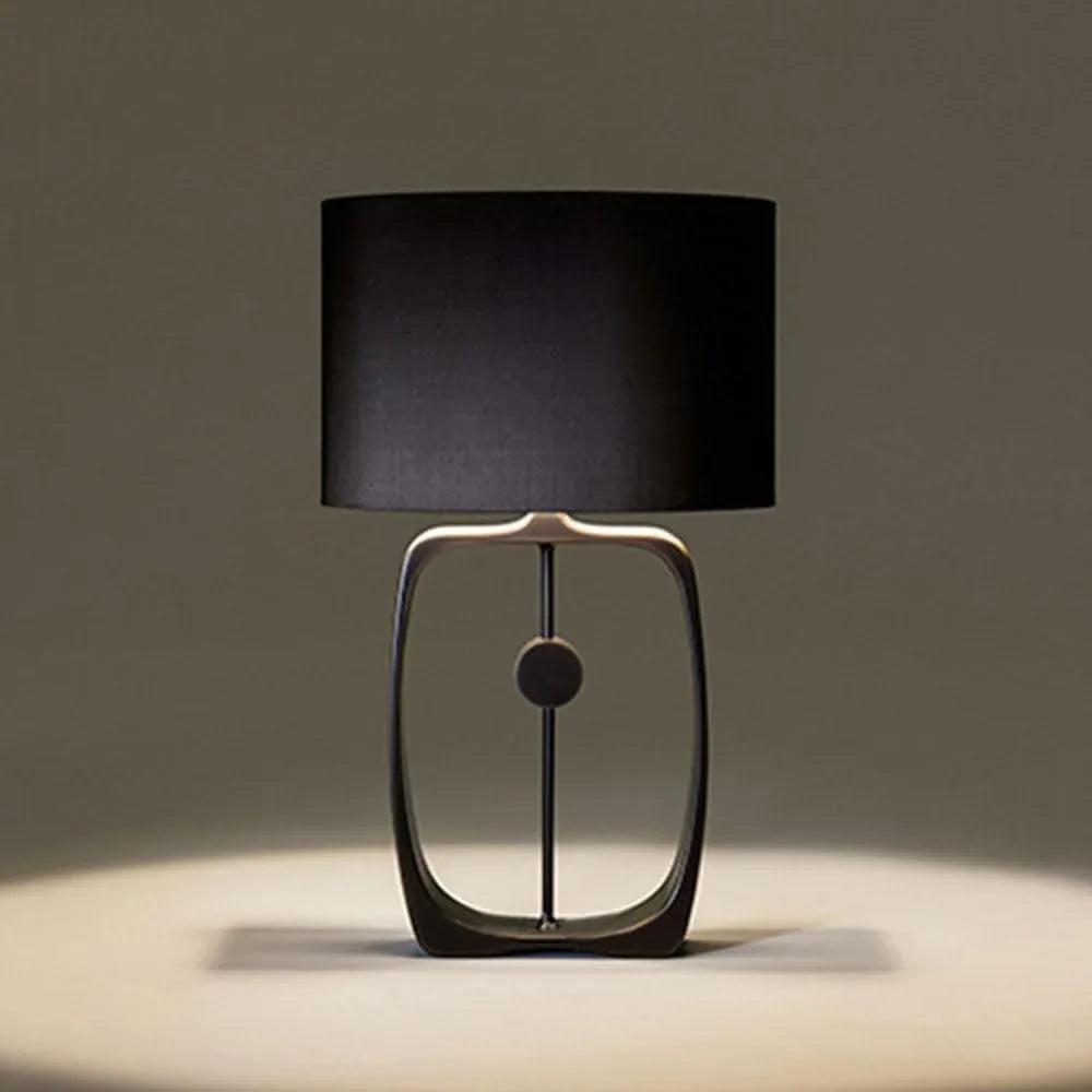 Audara-Scandinavian Simple Living Room Bedroom Desk Light Fashion Luxury Black Metal Desk Lamp Sample Room Showroom Kitchen Table Lamp Villa Mall Hotel Front Desk Coffee Shop Lighting Fixture