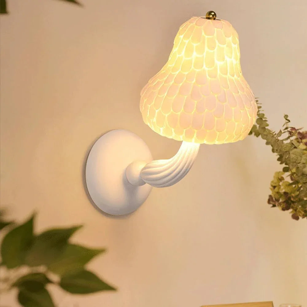 Audara-Modern Creativity Bedside Wall Lamp Bedroom Children's Room Decorative Wall Lights Study Art Resin Sconces Simple Aisle Corridor Mounted Lighting Fixture