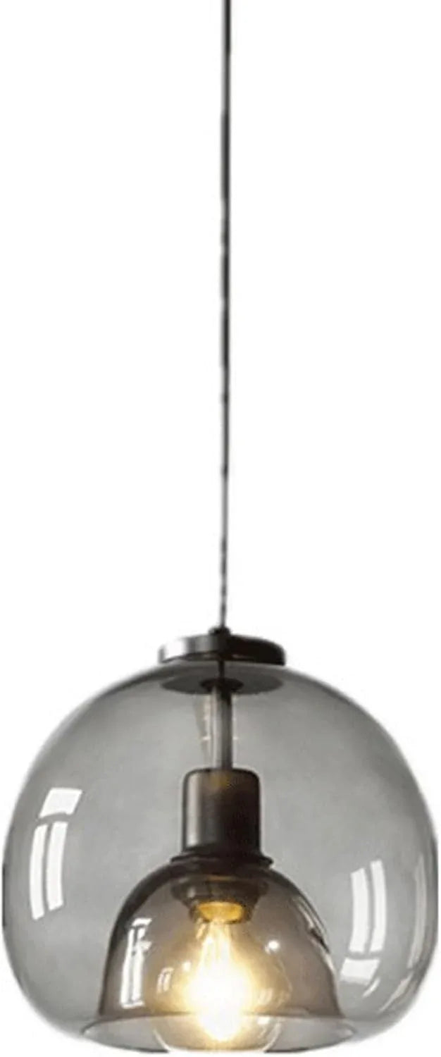 Audara-9-inch Glass Pendant Lights: Simple and Creative Design, Easily Complements Various Decor Styles. Can Be Installed Above The Bedside, in The Living Room, Dining Room, Kitchen Island, Etc.