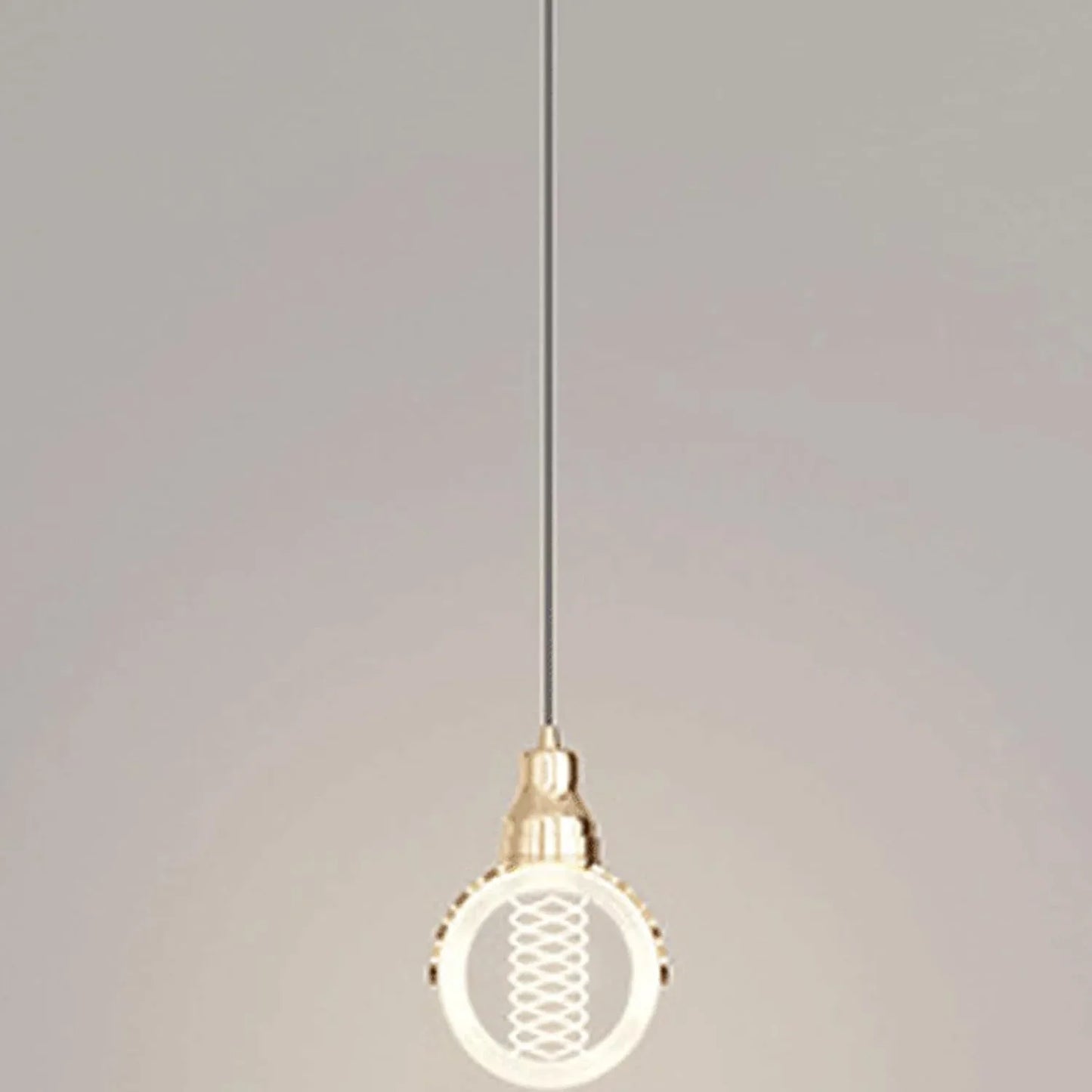Audara-4-in Crystal Pendant Light, Decorative Lamp, Bohemian Style, European Minimalist Style, Suitable for Bedrooms, Hotel Entryways, Kitchen Islands, and Other Scenarios.