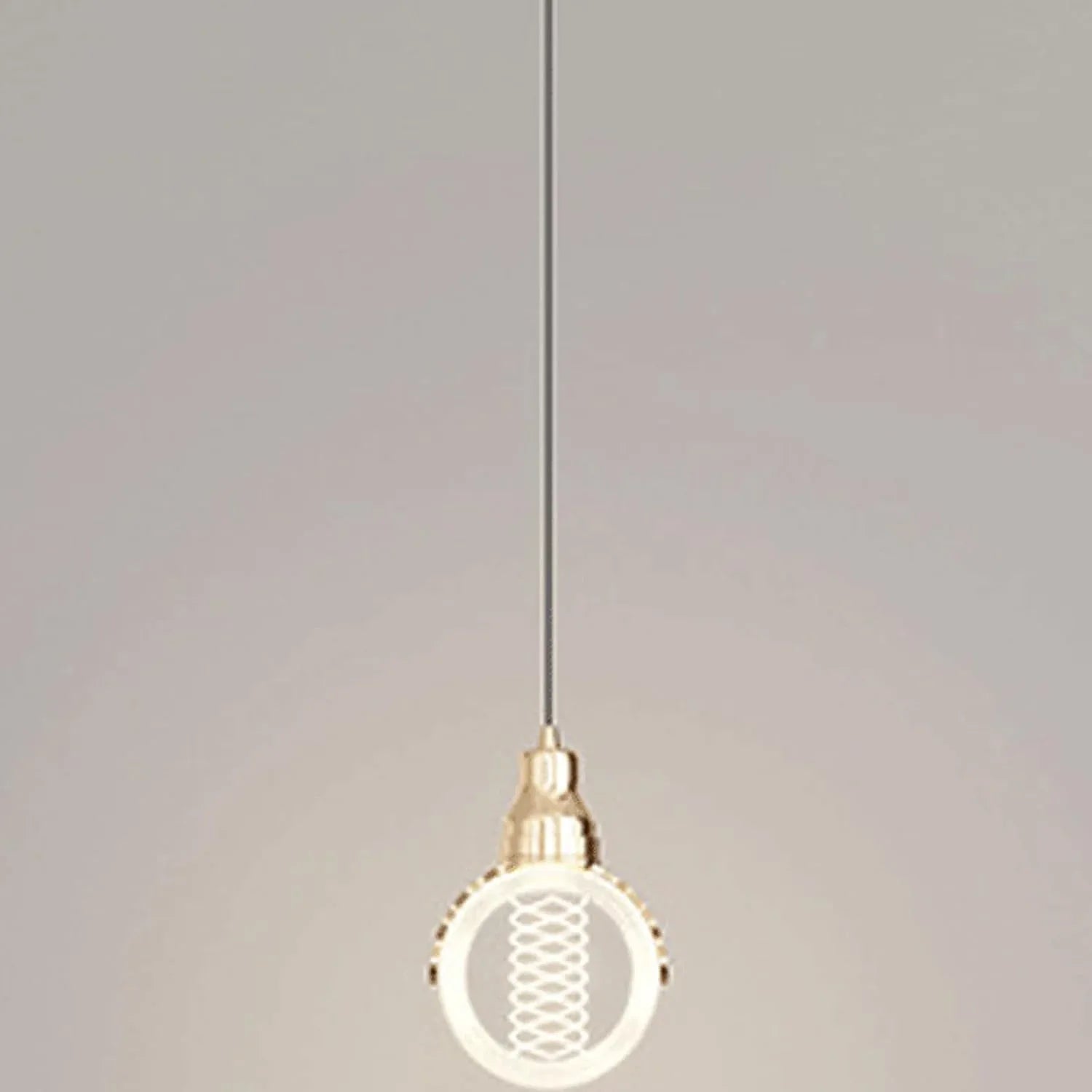 Audara-4-in Crystal Pendant Light, Decorative Lamp, Bohemian Style, European Minimalist Style, Suitable for Bedrooms, Hotel Entryways, Kitchen Islands, and Other Scenarios.