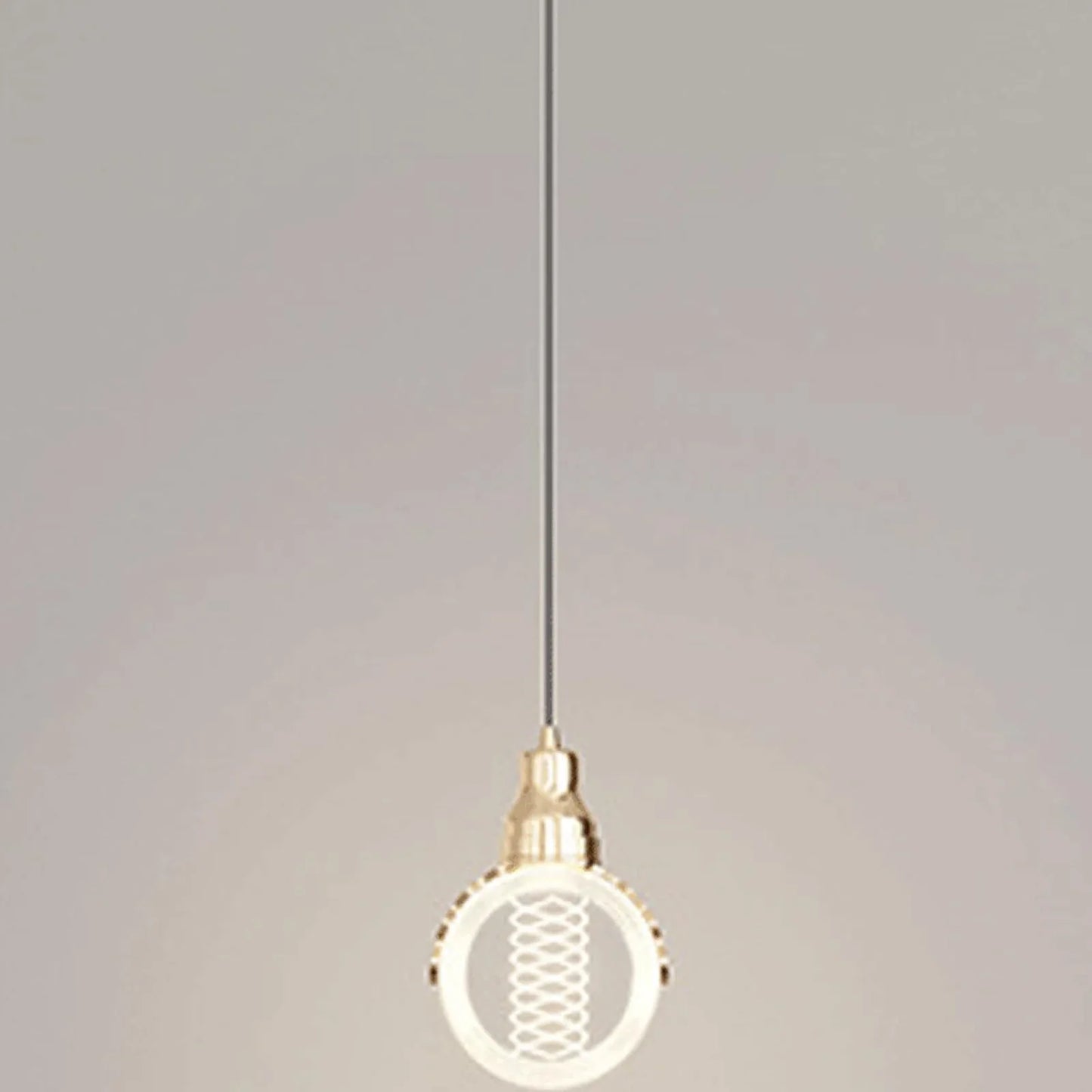 Audara-4-in Crystal Pendant Light, Decorative Lamp, Bohemian Style, European Minimalist Style, Suitable for Bedrooms, Hotel Entryways, Kitchen Islands, and Other Scenarios. B
