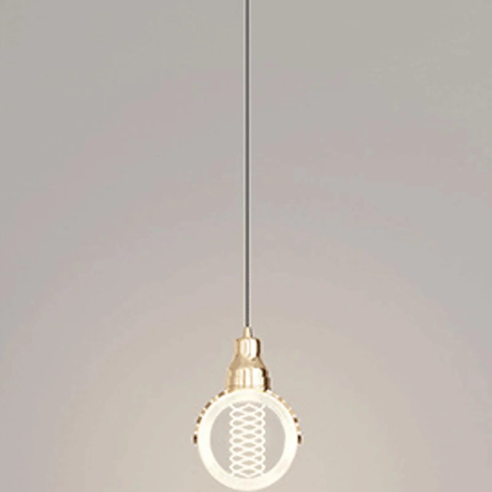 Audara-4-in Crystal Pendant Light, Decorative Lamp, Bohemian Style, European Minimalist Style, Suitable for Bedrooms, Hotel Entryways, Kitchen Islands, and Other Scenarios. B