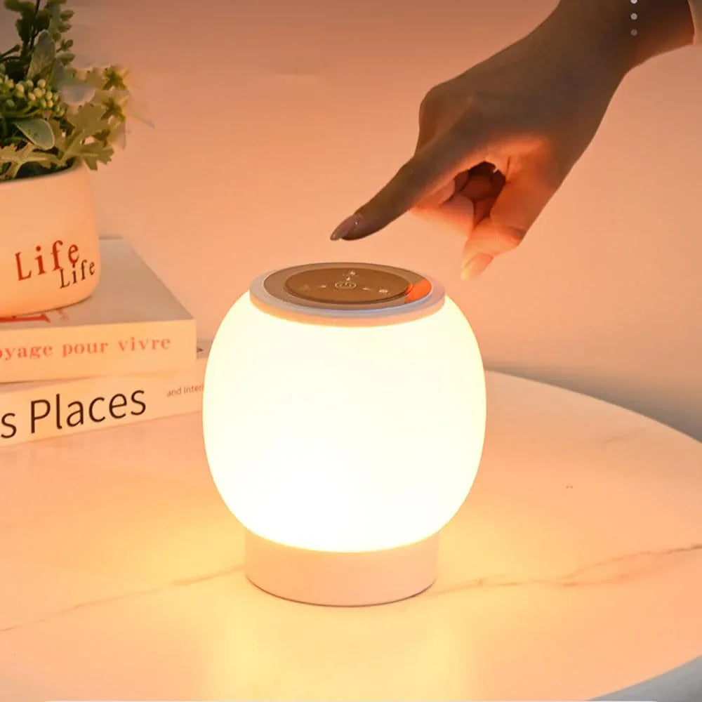 Audara-Eye Protection Infinitely Dimmable/RGB16 Color Dimming LED Desk Light Portable Long Lasting Timing Touch Dimming Bedroom Bedside Night Desk Lamp Children's Room Table Lamp Dormitory Lighting Fixture