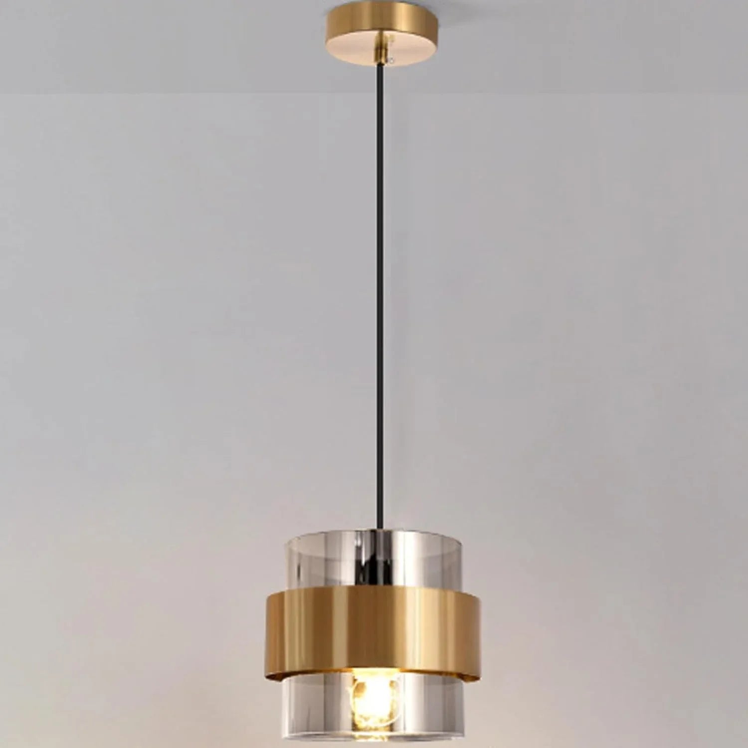 Audara-7-inch Minimalist Glass Pendant Lights Easily Complement Various Decor Styles and Can Be Installed in Bedrooms, Living Rooms, Dining Rooms, Kitchen Islands, Cafes, Offices, and More.
