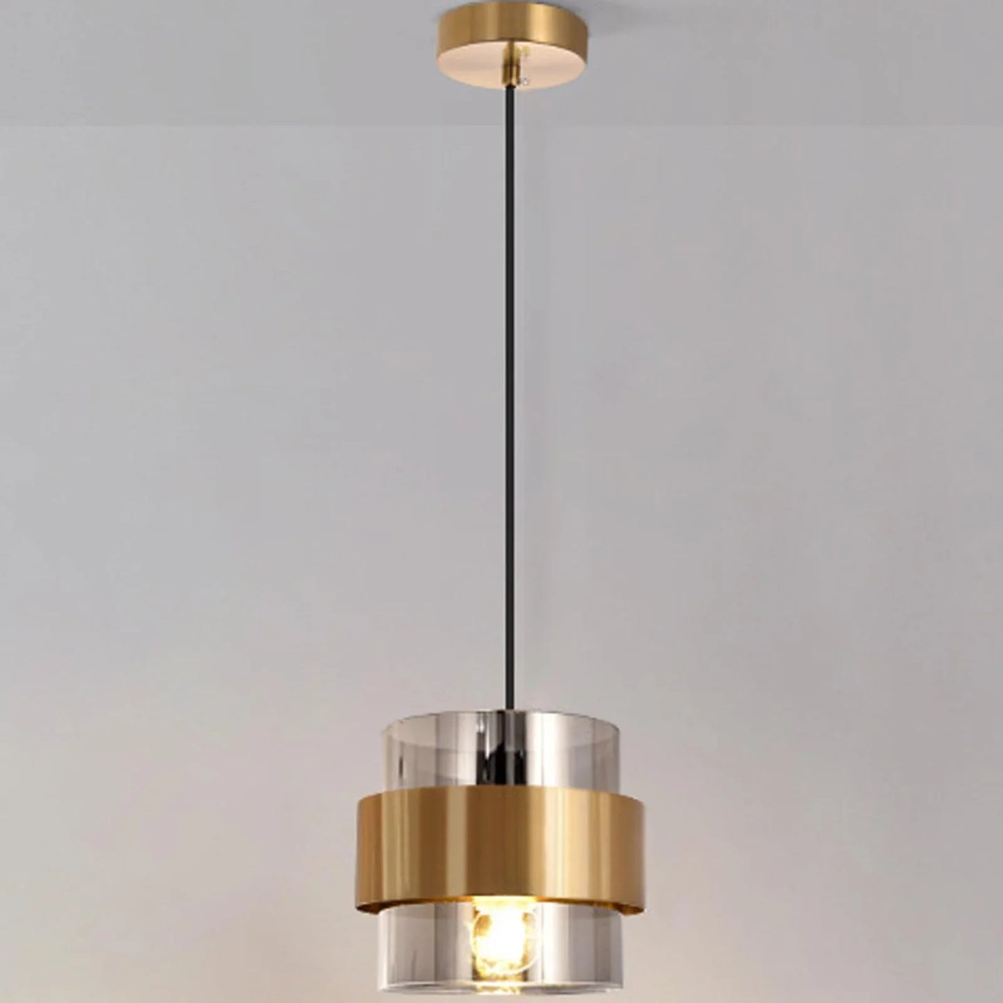Audara-7-inch Minimalist Glass Pendant Lights Easily Complement Various Decor Styles and Can Be Installed in Bedrooms, Living Rooms, Dining Rooms, Kitchen Islands, Cafes, Offices, and More. A