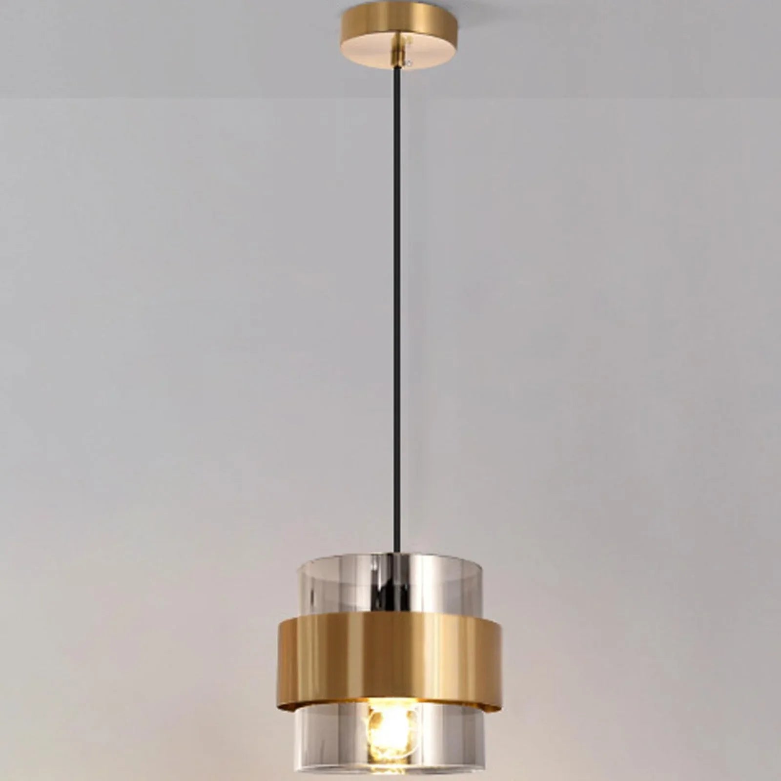 Audara-7-inch Minimalist Glass Pendant Lights Easily Complement Various Decor Styles and Can Be Installed in Bedrooms, Living Rooms, Dining Rooms, Kitchen Islands, Cafes, Offices, and More. A