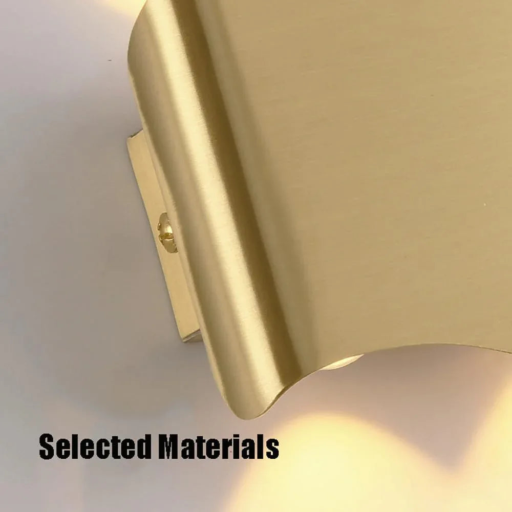 Audara-Creative Wave Art Wall Lamp Hotel Corridor Stairs Wall Lights Scandinavian Bedroom Bedside Sconces B&B Study Room Backdrop Mounted Lighting Fixture