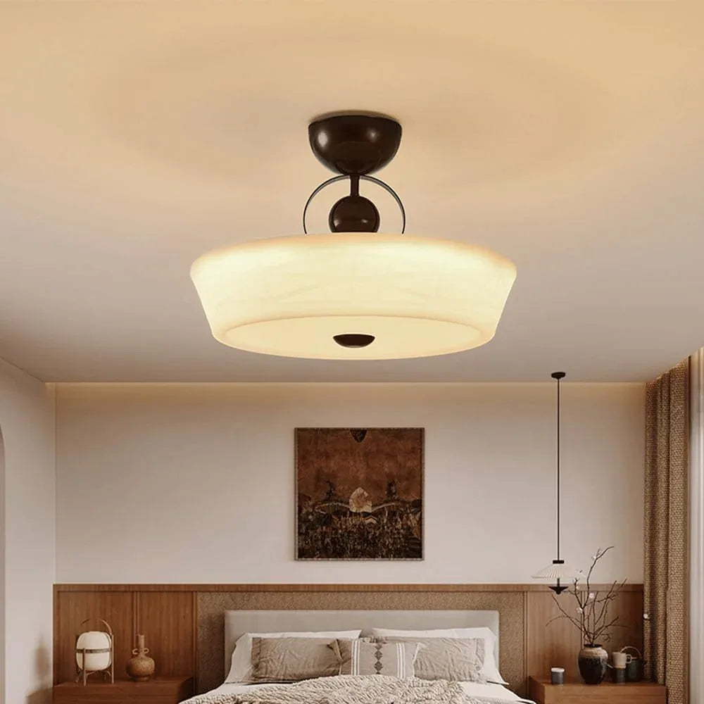 Audara-Simple Bedroom Living Room Pendant Lightled Cozy Cream Breeze 19.68in Study Lighting Fixturese Three Colors Changing Lights Dining Room Living Room Chandeliers Hotel Cafe And Kids Room HangingLamp