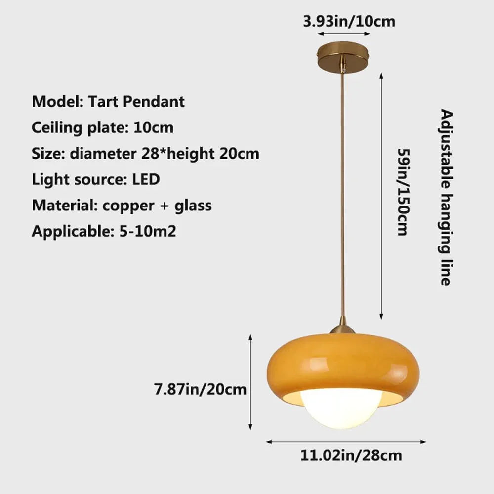 Audara-Japanese Bedroom Bedside Glass Pendant Light Modern Creative Brass Single Head Hanging Lampe Personalized Living Room Sofa Background Chandeliers Hotel Restaurant B&B Decoration Lighting Fixture