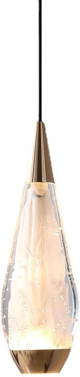 Audara-Minimalist Bohemian-Style 3-in Crystal Pendant Light, Suitable for Various Scenarios Such As Bedrooms, Hotels, Studies, Bedside Rooms, Kitchen Islands, and Entryways.