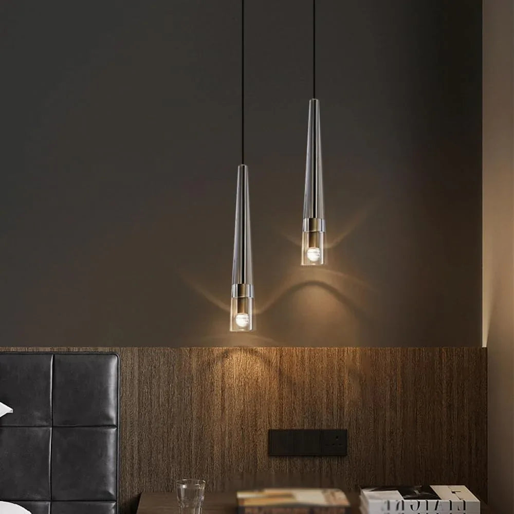Audara-Small-Sized Crystal Pendant Light, European Modern Minimalist Style, Suitable for Installation in Various Spaces Such As Bedrooms, Hotels, Restaurant Entryways, Cafes, and Kitchen Islands