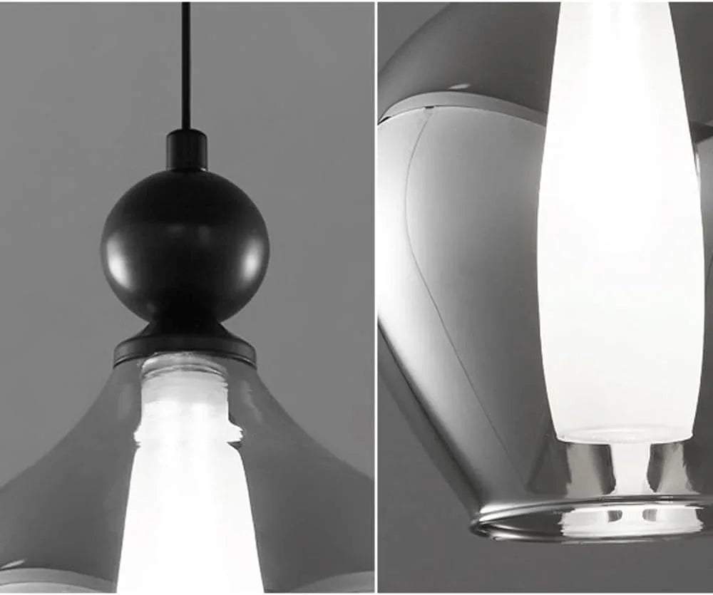 Audara-Small Glass Pendant Lights for Bedrooms, Featuring A Minimalist Modern Style That Cleverly Blends Bohemian and Wabi-sabi Aesthetics. Suitable for Dining Rooms, Living Rooms, Entryways, Etc