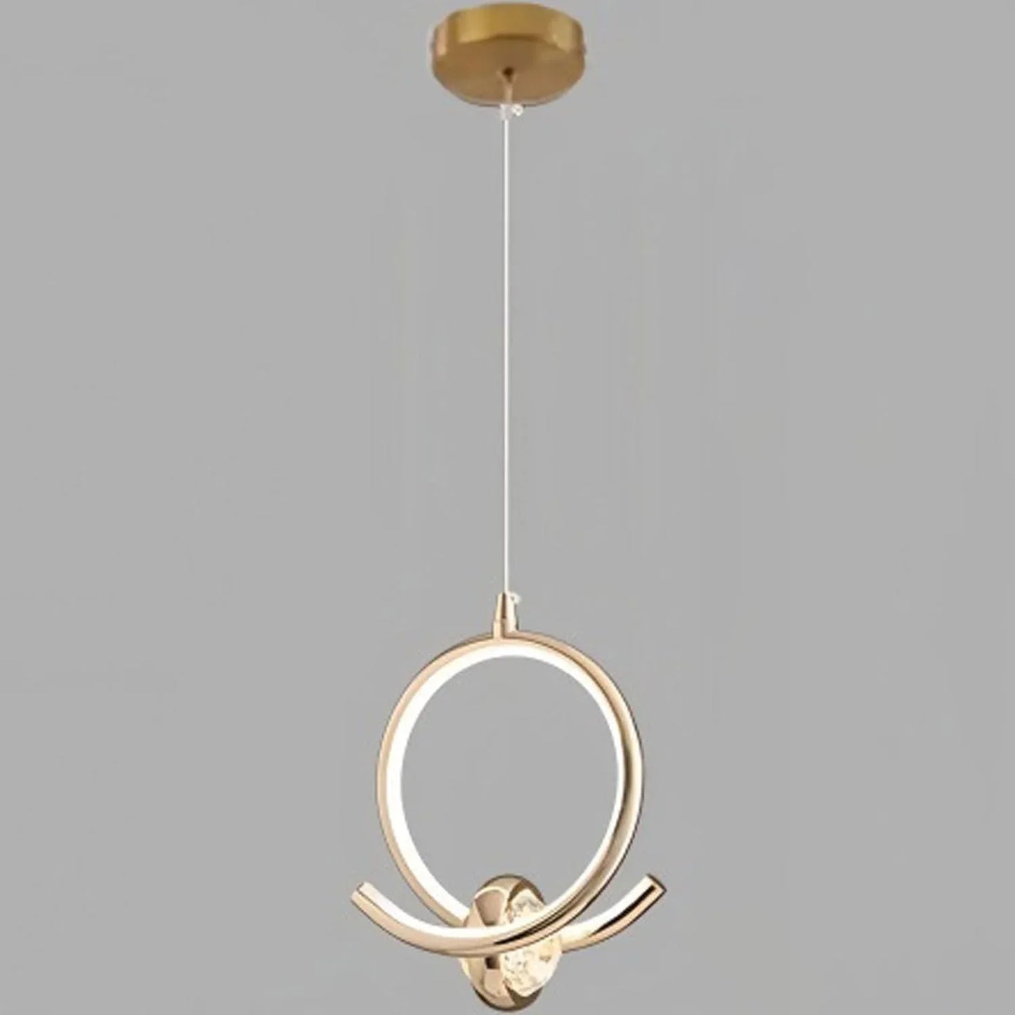 Audara-7-inch Crystal Pendant Light, Decorative Lighting Fixture, Bohemian Style, European Minimalist Style, Suitable for Bedrooms, Hotel Entryways, Kitchen Islands, and Other Scenarios.