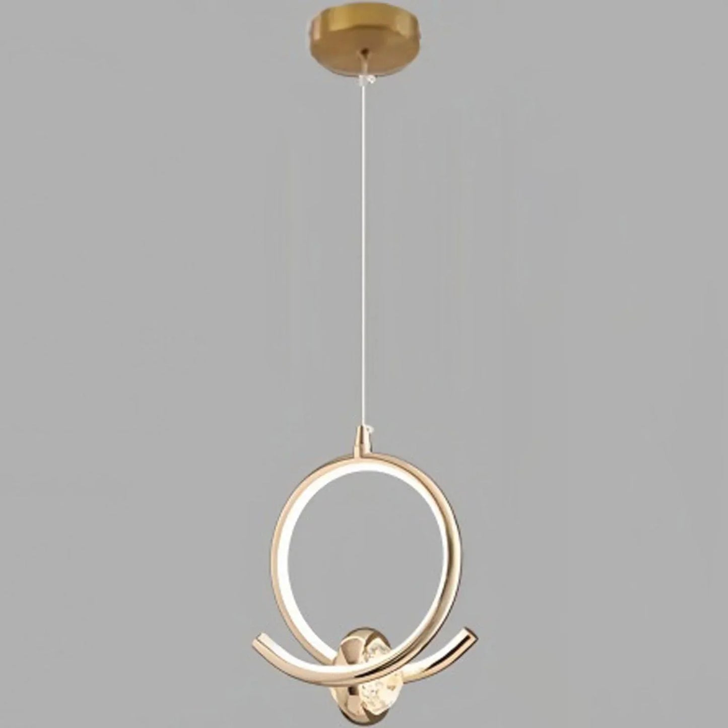 Audara-7-inch Crystal Pendant Light, Decorative Lighting Fixture, Bohemian Style, European Minimalist Style, Suitable for Bedrooms, Hotel Entryways, Kitchen Islands, and Other Scenarios. A