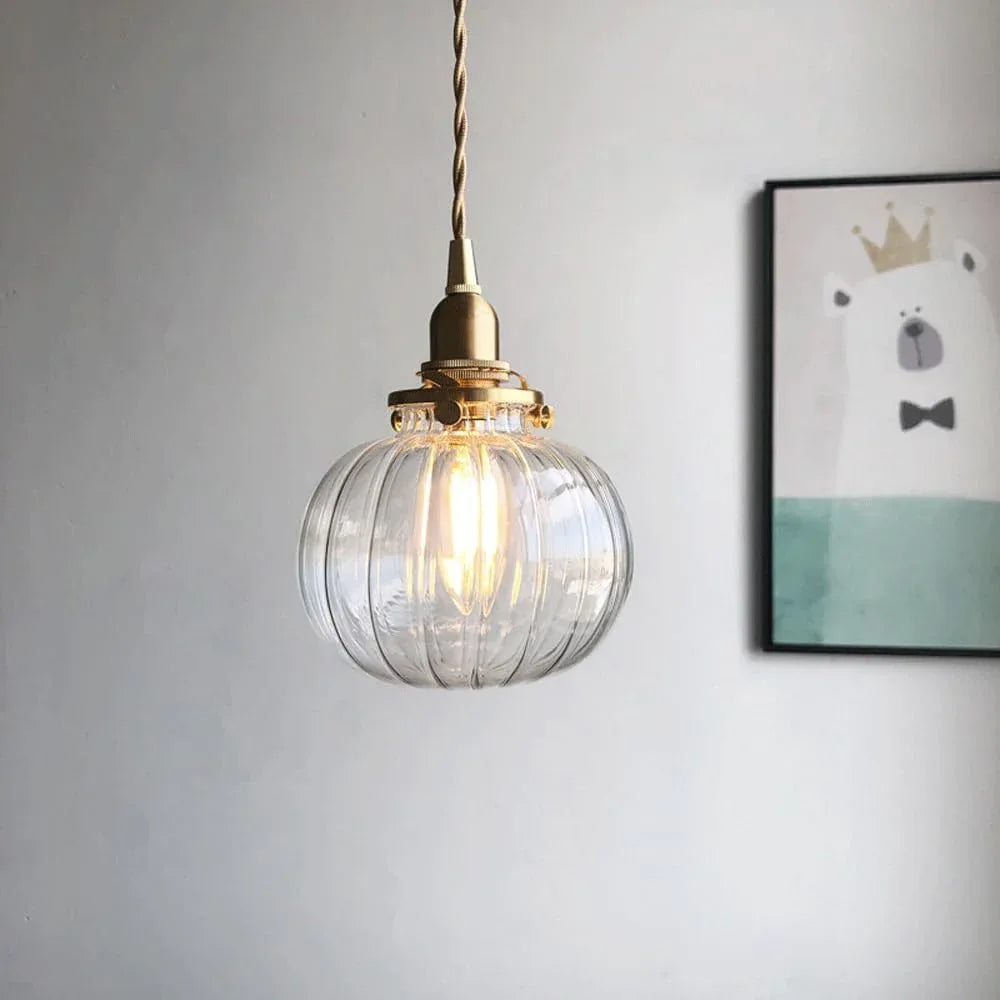 Audara-5-inch Spherical Glass Pendant Lights for Bedrooms, Featuring A Modern, Minimalist Luxury Style. Suitable for Various Spaces Including Hotels, Kitchen Islands, Entryways, and Cafes.