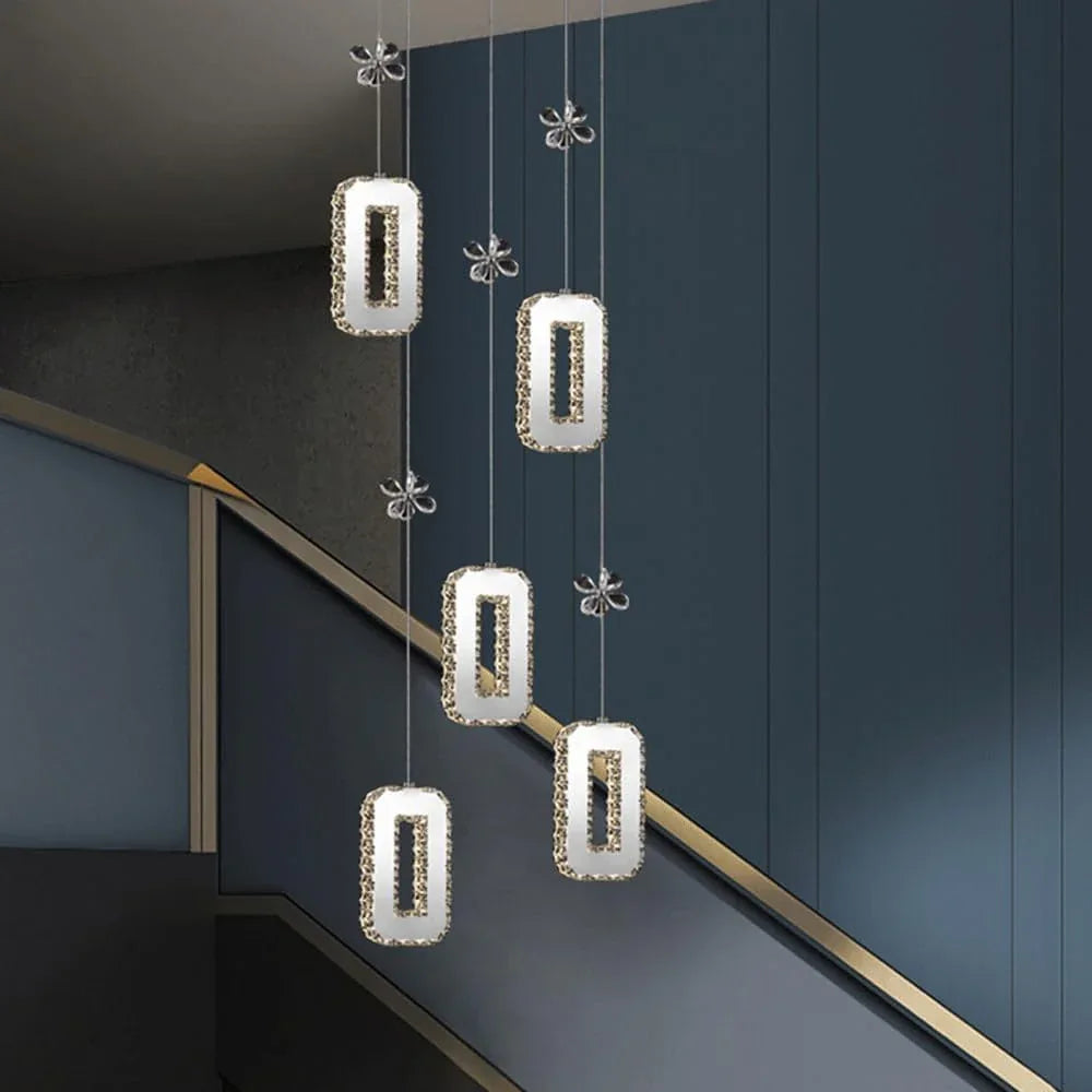 Audara-Crystal Pendant Light, 5-inch Creative Mini Pendant Lights, Suitable for Modern Minimalist, Bohemian, and European Styles, Ideal for Bedrooms, Hotel Kitchens, Islands, Entryways, Etc.