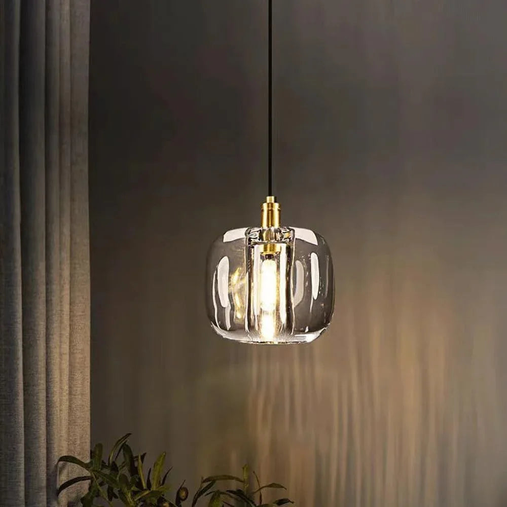 Audara-Crystal Pendant Light, 4.3 Inches, Small Decorative Pendant Light, Modern And Light Luxury Style, Suitable For Lighting In Various Places Such As Bedrooms, Hotels, Restaurants, Kitchen Islands,
