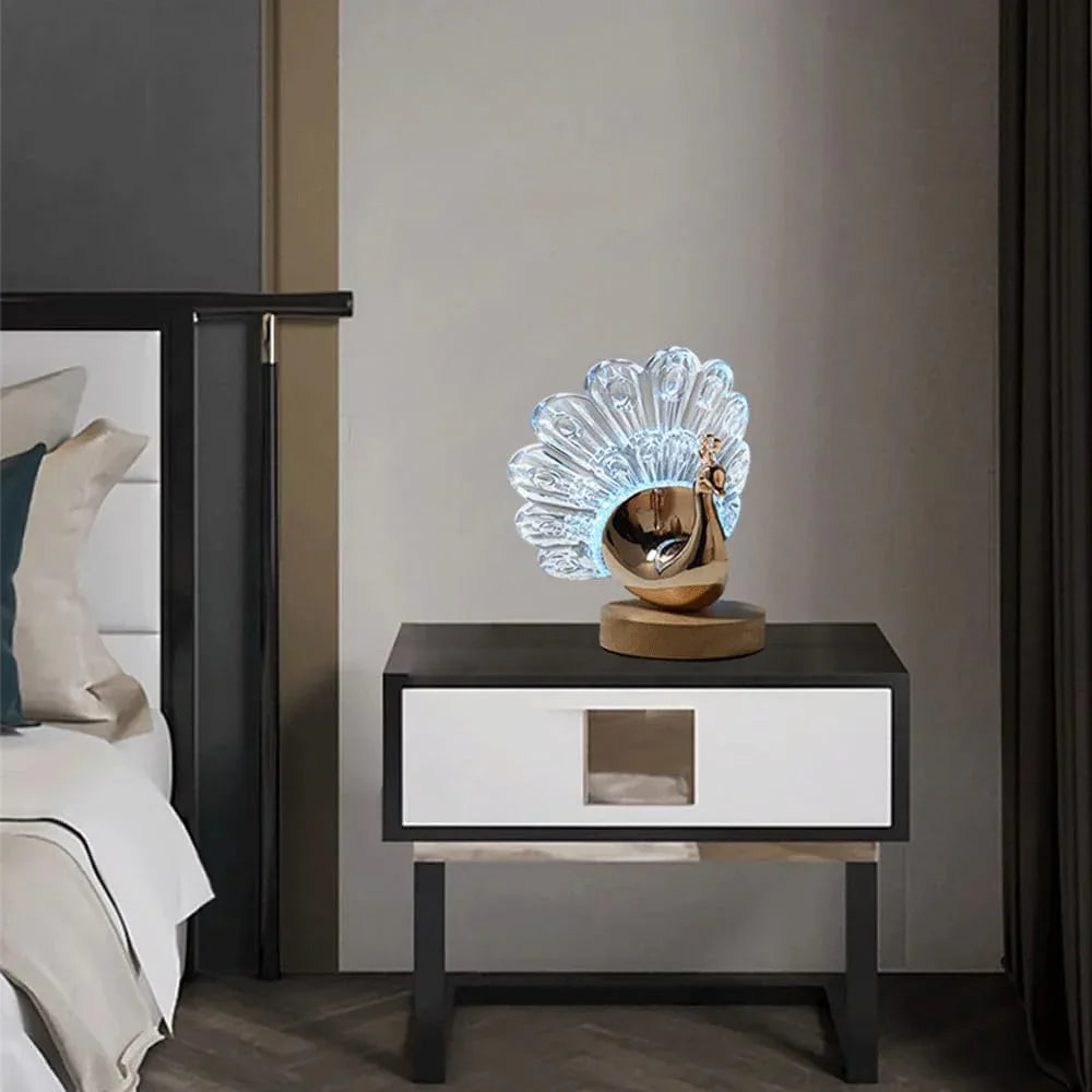 Audara-Creative Warm Seven Colour Light Ambience Small Desk Light Simple Bedroom Bedside Living Room Desk Lamp Office Apartment Study Room Table Lamp Sample House Farmhouse Club Decoration Lighting Fixture