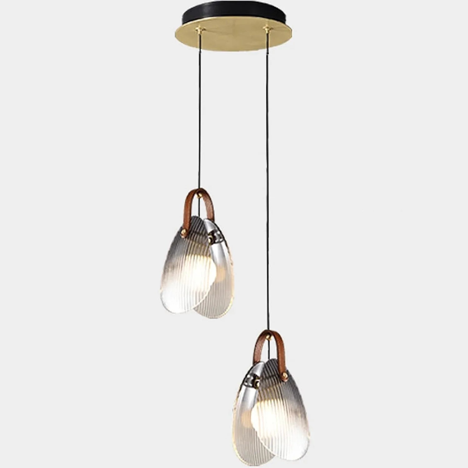 Audara-Crystal Pendant Light, 5.5in, European Modern Minimalist Style, Double Bulb, Suitable For Installation In Various Spaces Such As Bedrooms, Hotels, Restaurants, Entryways, Cafes, And Kitchen Isl