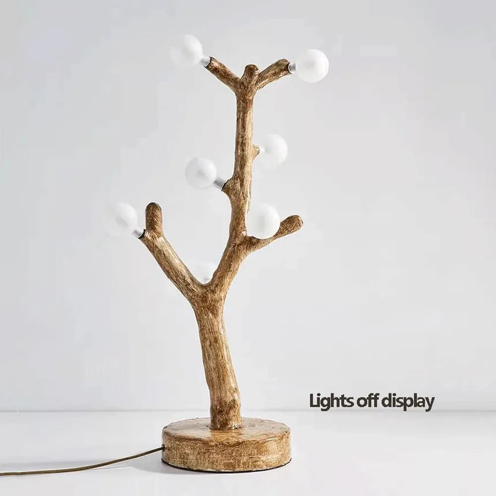 Audara-Personalized Study Office Desk Light Creative Wabi-Silent Wind Resin Desk Lamp Showroom Model House Backdrop Table Lamp Villa Mall Library Hotel Front Desk Farmhouse B&B Lighting Fixture