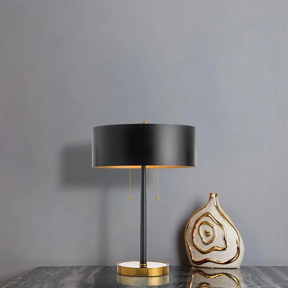 Audara-Personalized Creative Drawstring Switch Bedroom Bedside Desk Light Modern Simple Fabric Desk Lamp Living Room Study Office Table Lamp Apartment Hotel Front Desk B&B Farmhouse Lighting Fixture