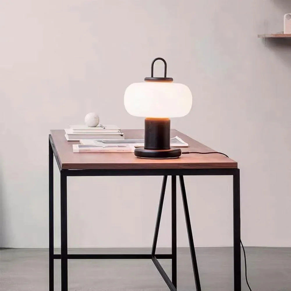 Audara-Creative Study Office Dormitory Desk Light Scandinavian Modern Metal Glass Desk Lamp Living Room Bedroom Bedside Table Lamp B&B Studio Sample Room Club Cafe Lighting Fixture