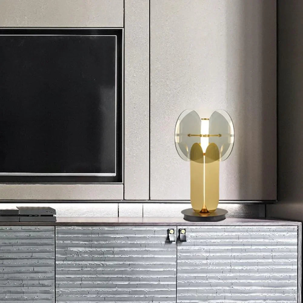 Audara-Simple Fashion Living Room Sofa Beside Study Desk Light Office Bedroom Bedside Desk Lamp Villa Restaurant B&B Country Table Lamp Light Luxury Creative Stone Metal Lighting Fixture