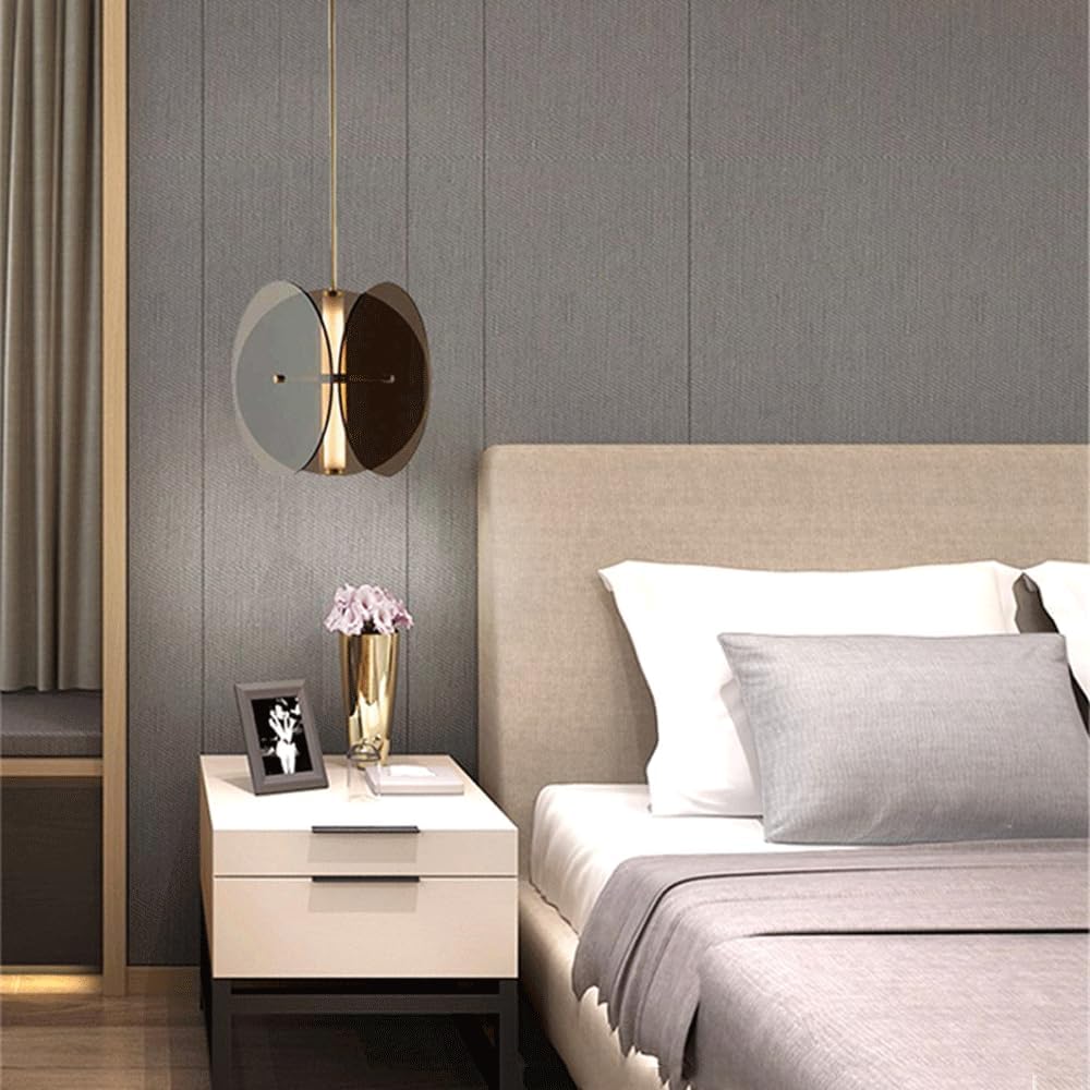 Audara-14-inch Glass Pendant Lights, Smoky Gray Decorative Light Fixtures, Bohemian Style, European Minimalist Style, Suitable For Bedrooms, Hotels, Restaurants,entryways,kitchen Islands,and Other Sce