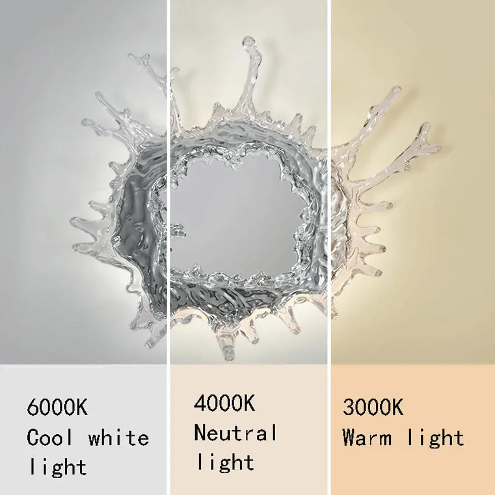 Audara-Hotel Villa Ambience Wall Lamp Fashion Art Water Drops Wall Lights Entryway Aisle Corridor Decoration Sconces Scandinavia Simple Glass Mounted Lighting Fixture