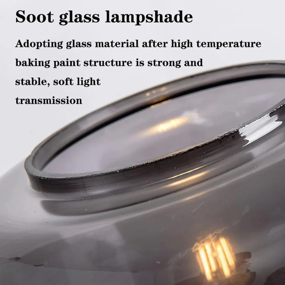 Audara-Scandinavian Simple Bedroom Study Desk Light Creative Fashion Glass Desk Lamp Cabinet Bedside Living Room Couch Side Table Lamp Bar Farmhouse Villa Hotel Decoration Lighting Fixture