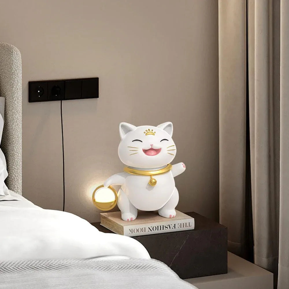 Audara-Modern Simple Entryway Wall Cabinet Bedroom Desk Light Cute Cartoon Metal Resin Desk Lamp Living Room Sofa Bedside Table Lamp Club Library Study Office Lighting Fixture