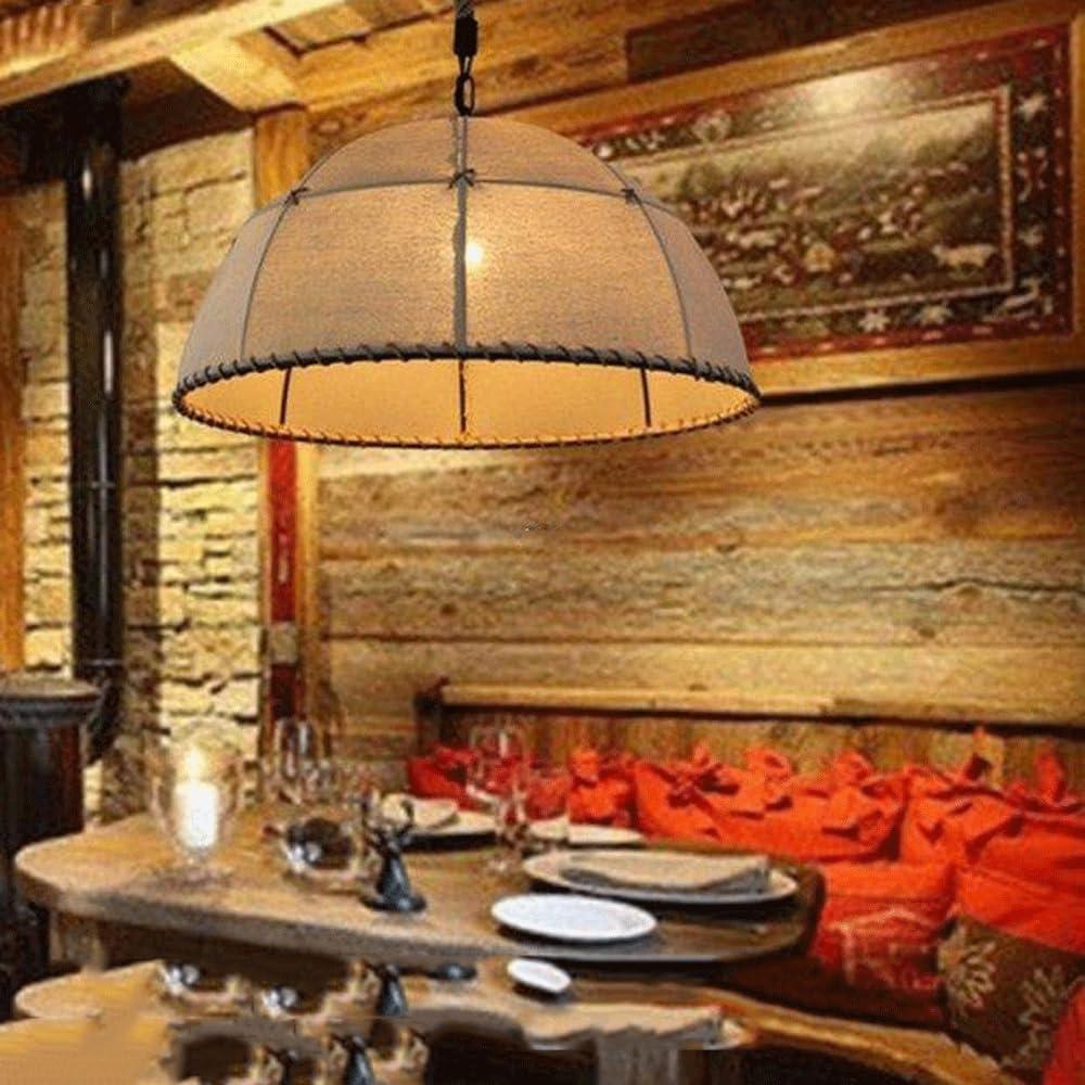Audara-Nordic Style French Romantic Chandeliers/Industrial Style Pendant Light/Handmade Classic Hemp Rope Lighting Fixture/Country Living Room Kitchen Study Attic Corridor Balcony Dining Room Hanging
